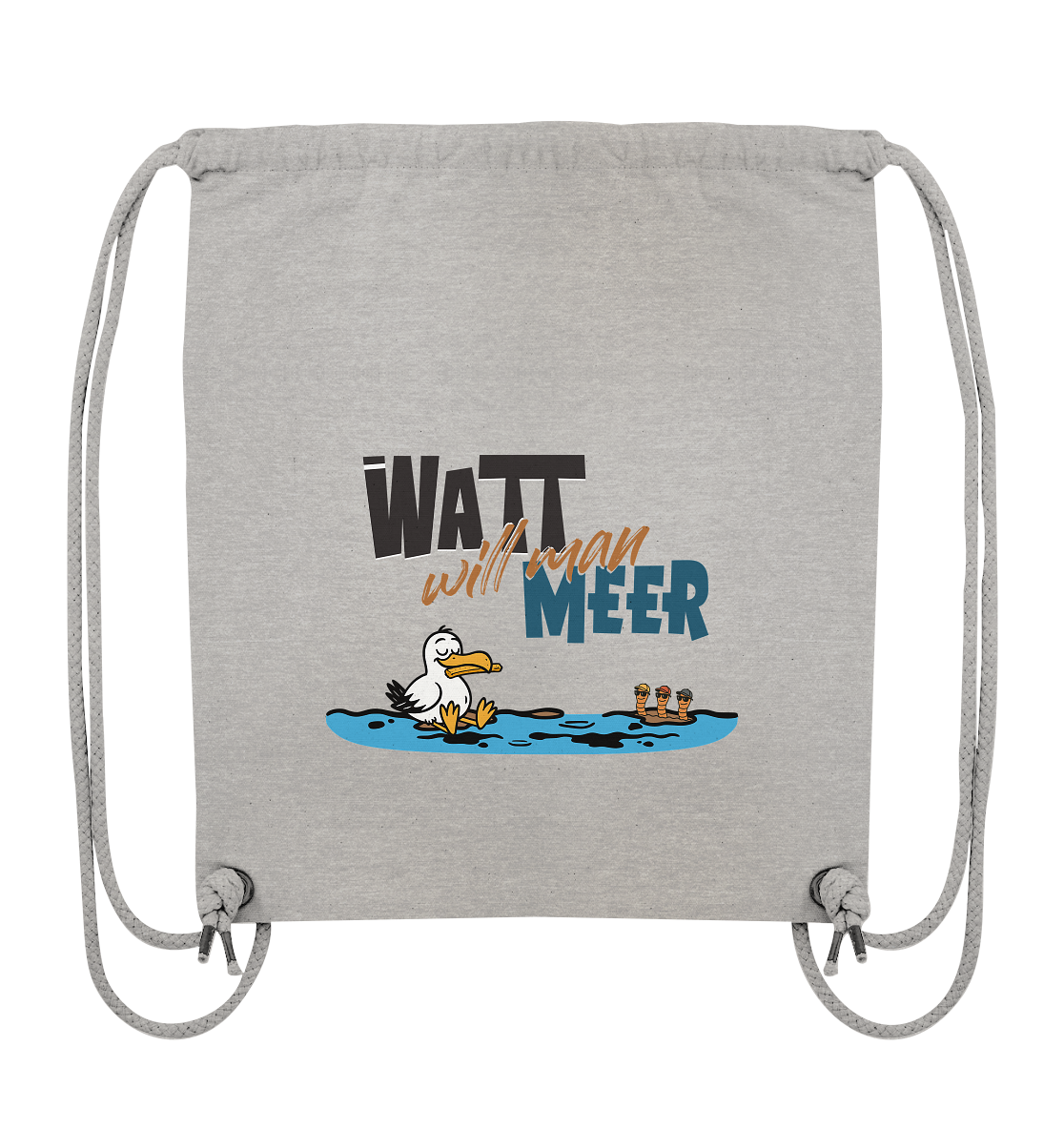 Watt will man Meer - Organic Gym-Bag