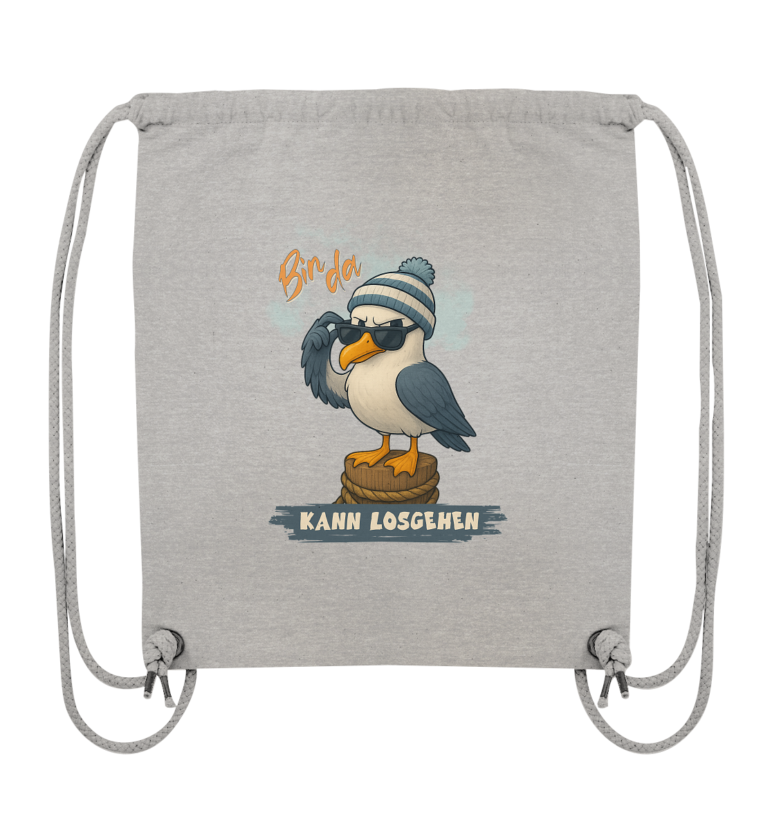 Bin da - kann losgehen - Organic Gym-Bag