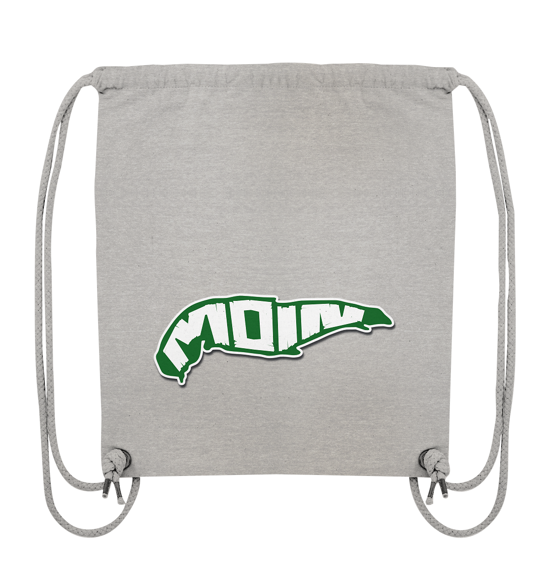 Spiekeroog Insel Silhouette MOIN - Organic Gym-Bag