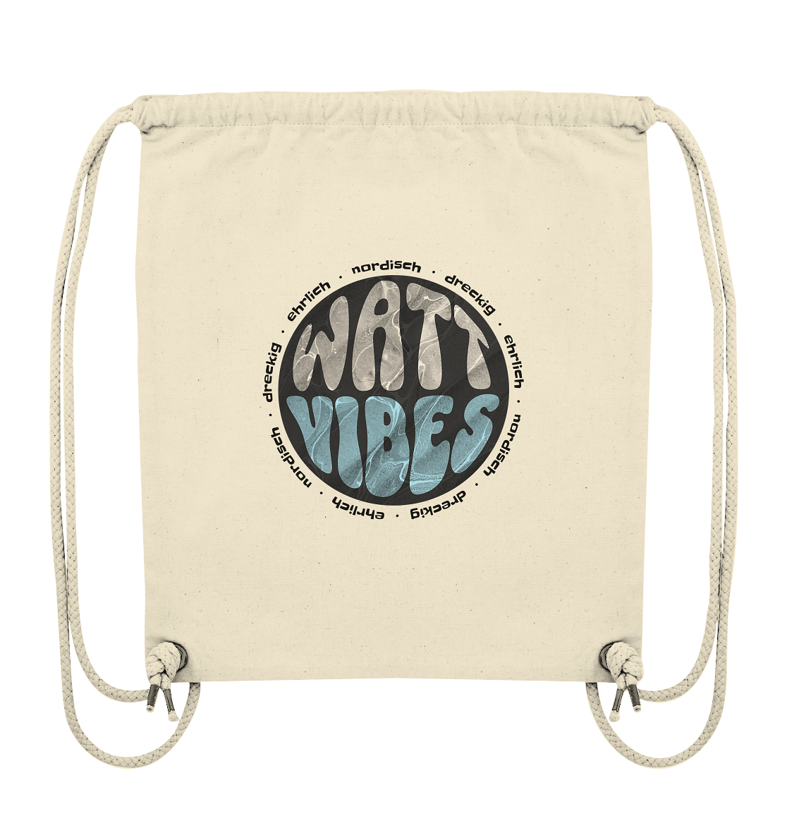 Watt Vibes, dreckig, ehrlich, nordisch - Organic Gym-Bag