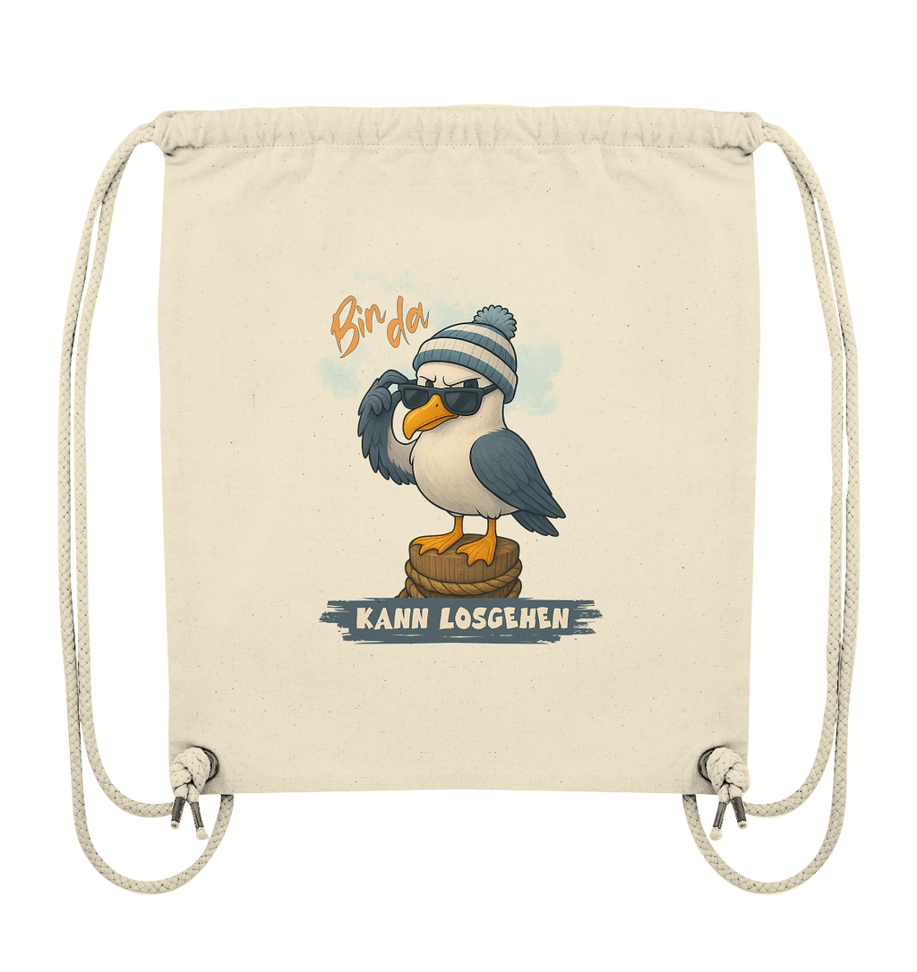 Bin da - kann losgehen - Organic Gym-Bag
