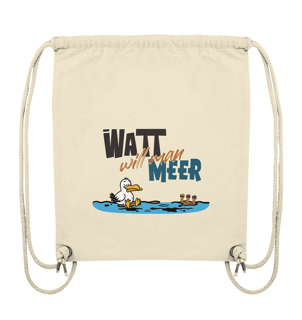 Watt will man Meer - Organic Gym-Bag