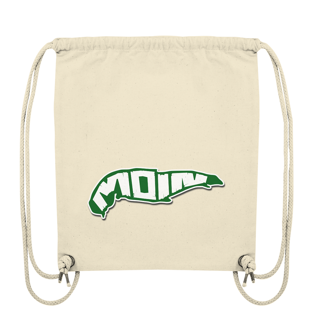 Spiekeroog Insel Silhouette MOIN - Organic Gym-Bag