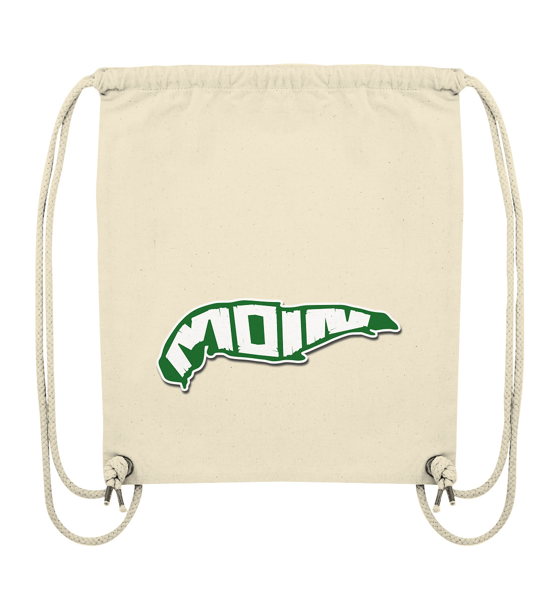 Spiekeroog Insel Silhouette MOIN - Organic Gym-Bag