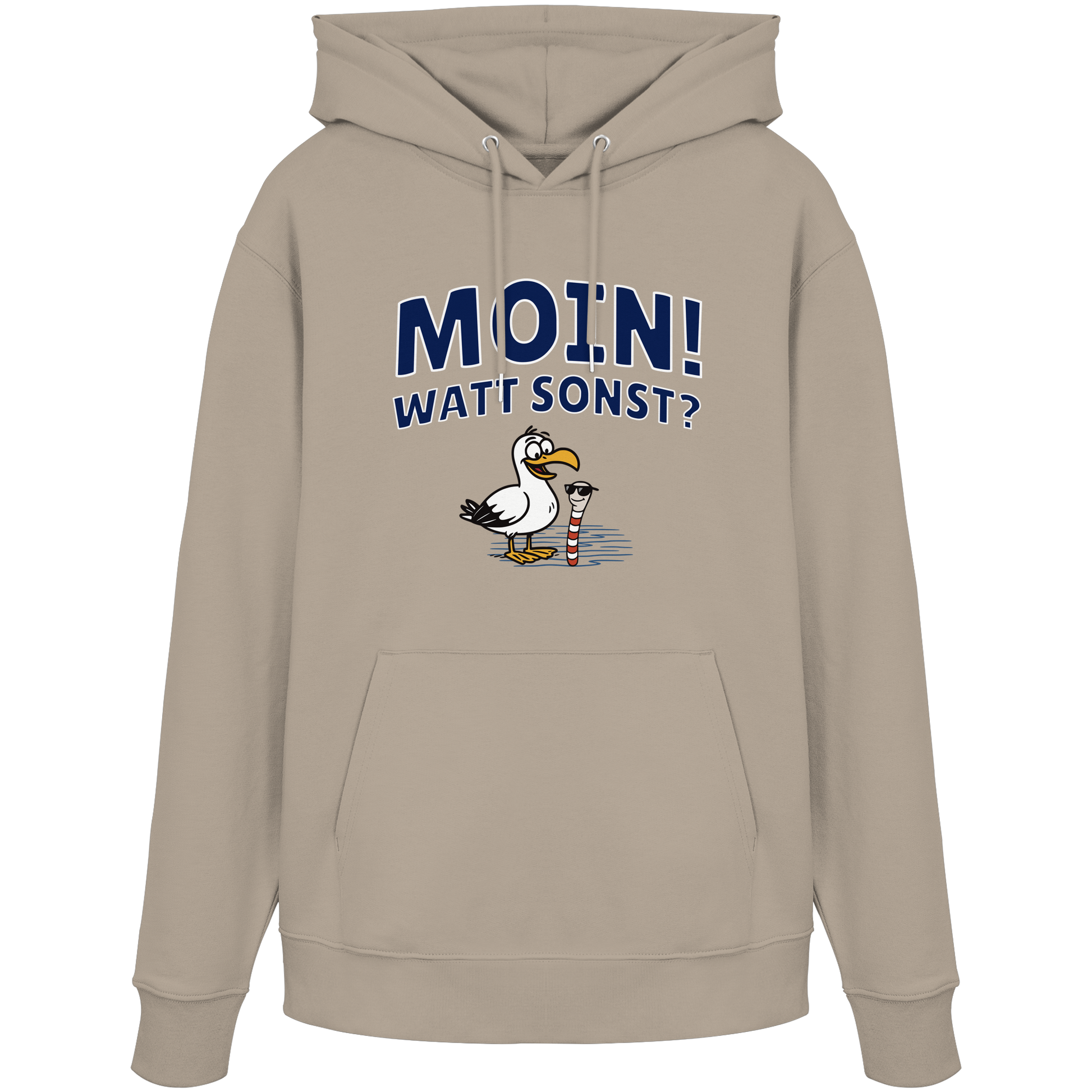 Moin! Watt Sonst? - Organic Hoodie