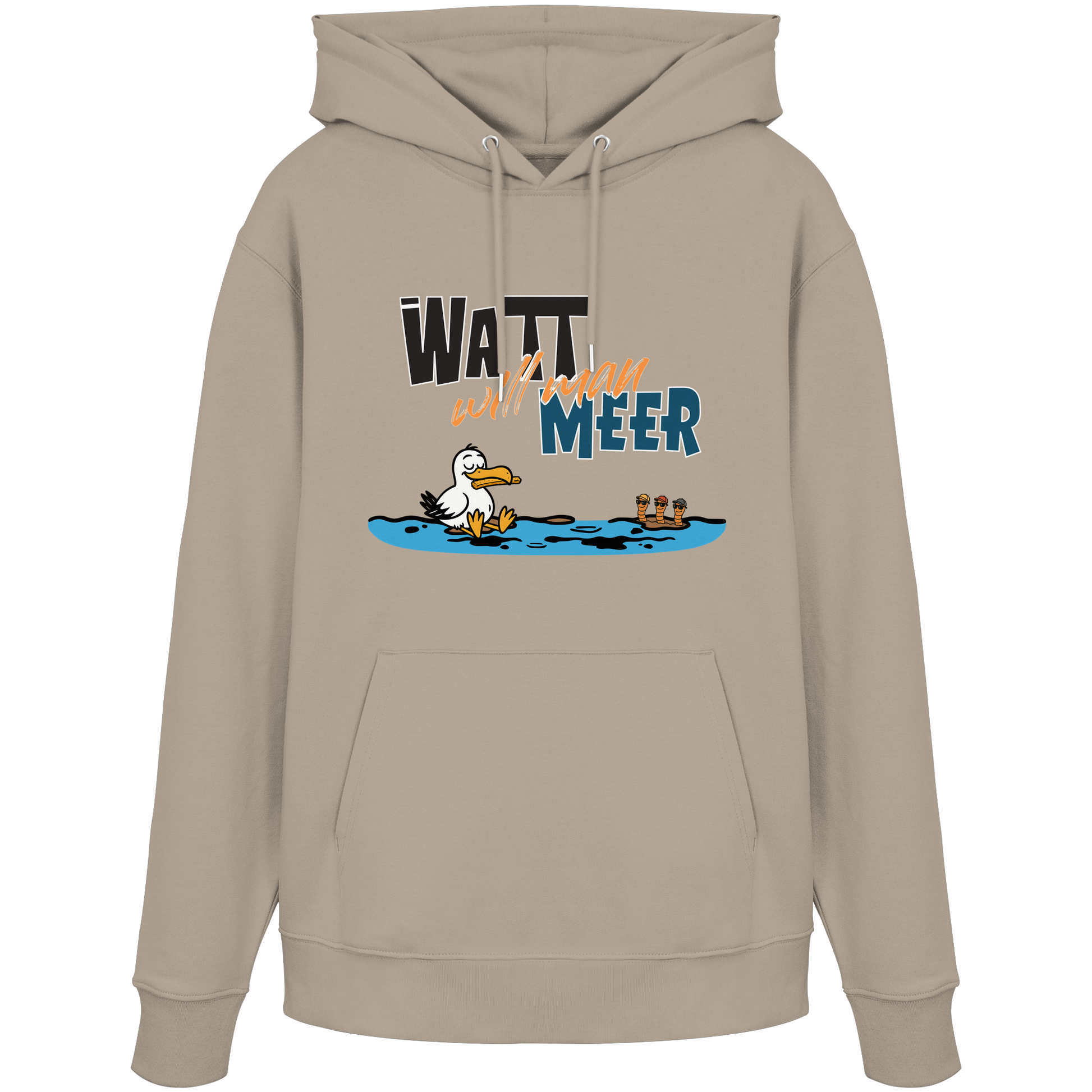 Watt will man Meer - Organic Hoodie
