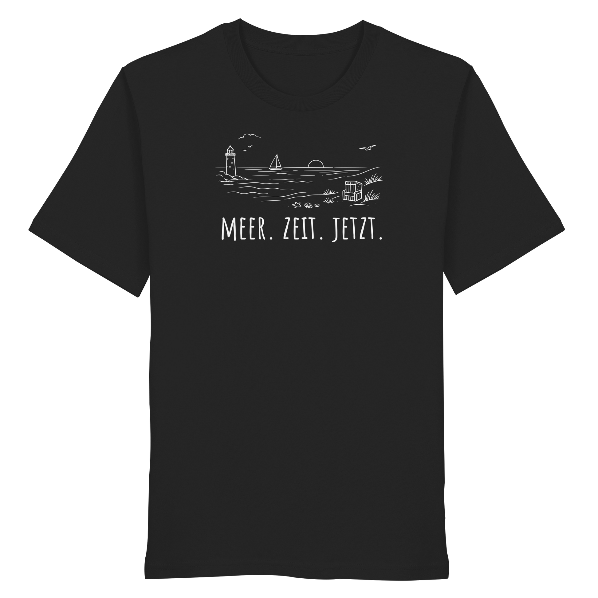 MEER. ZEIT. JETZT. - Organic Shirt