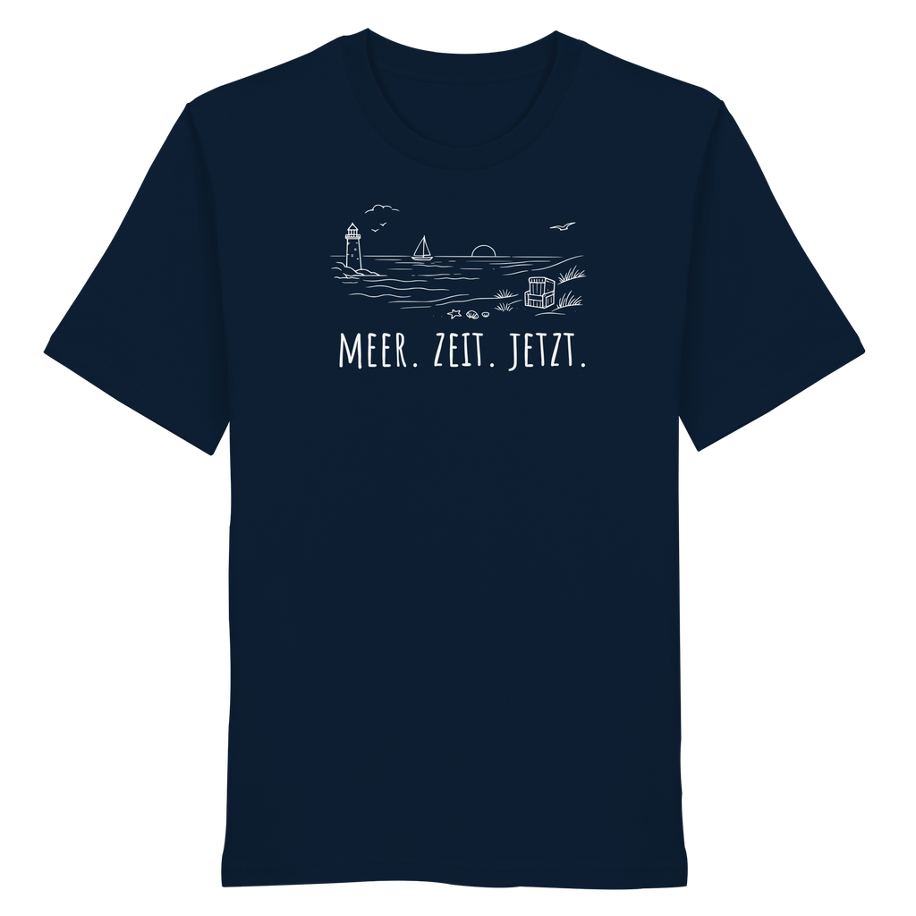 MEER. ZEIT. JETZT. - Organic Shirt