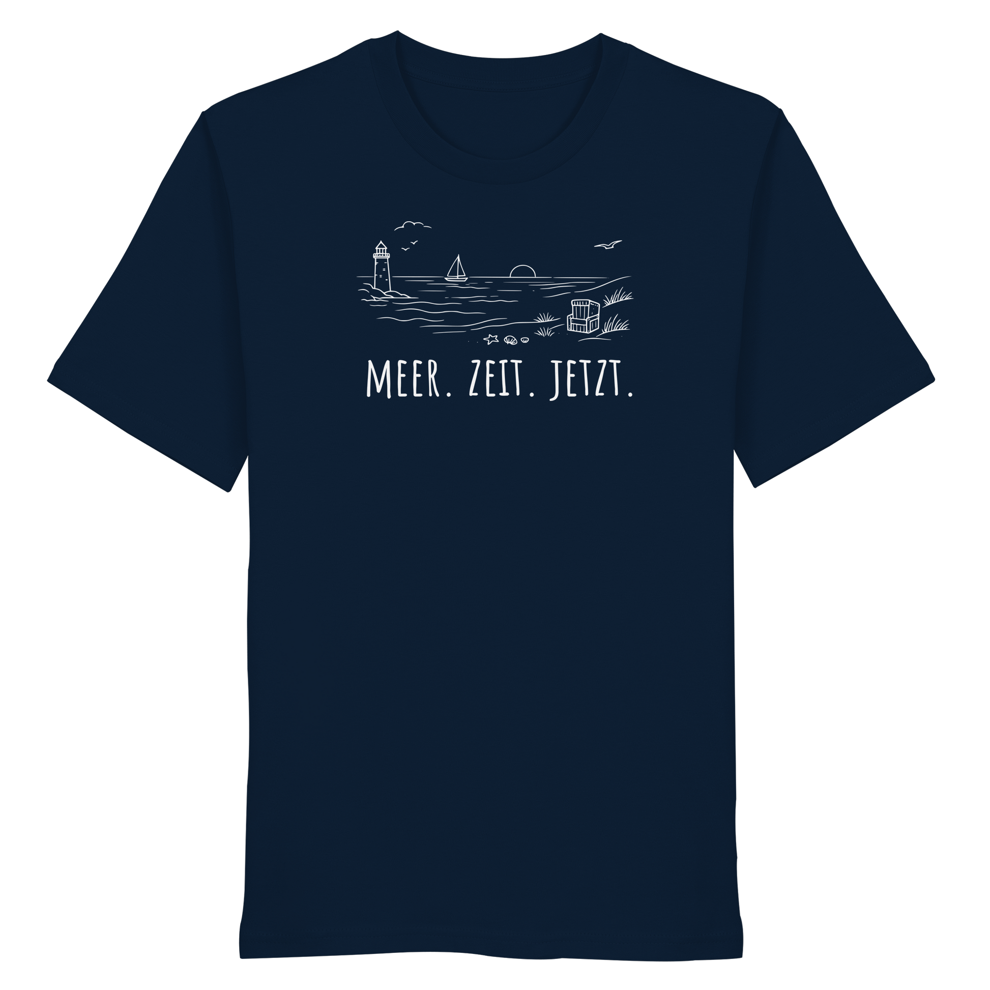 MEER. ZEIT. JETZT. - Organic Shirt