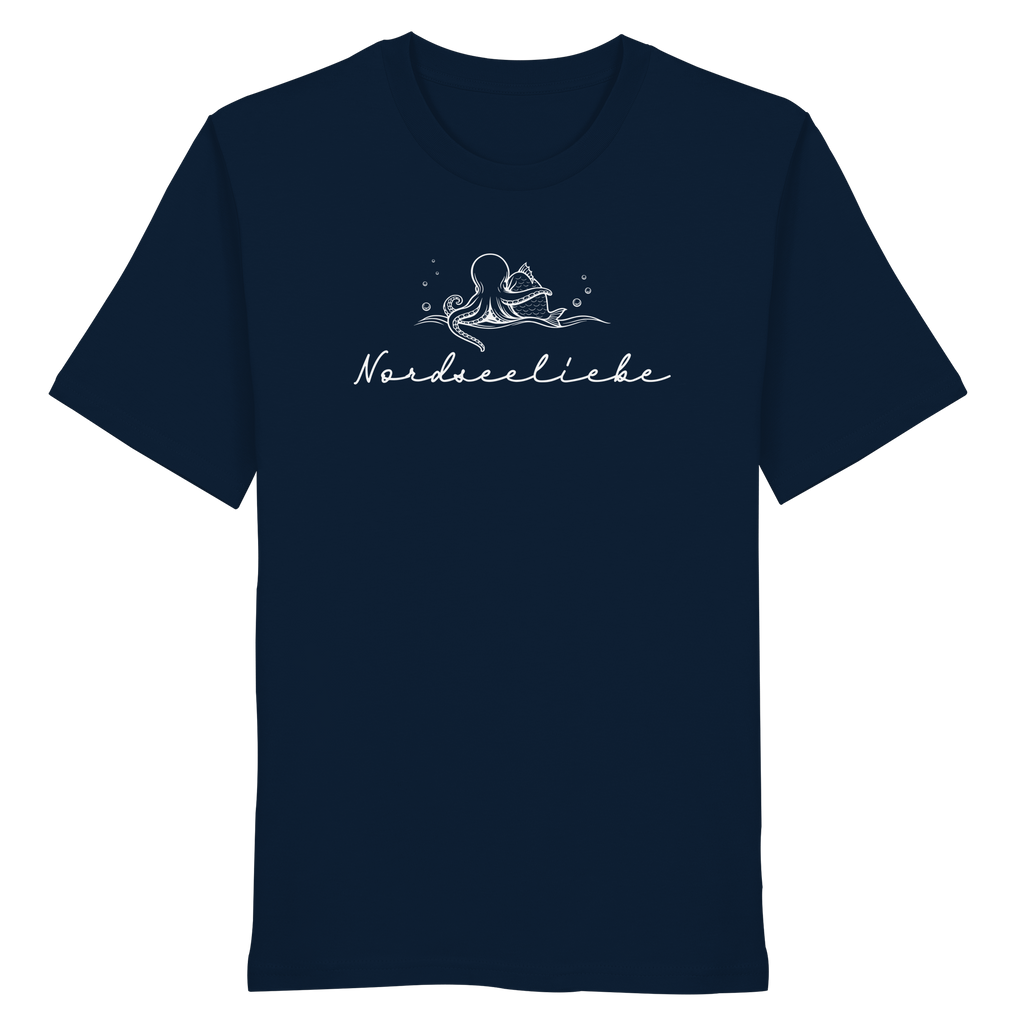 Nordseeliebe Krake & Fisch - Organic Shirt