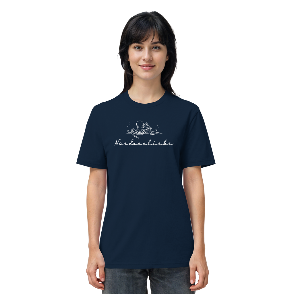 Nordseeliebe Krake & Fisch - Organic Shirt
