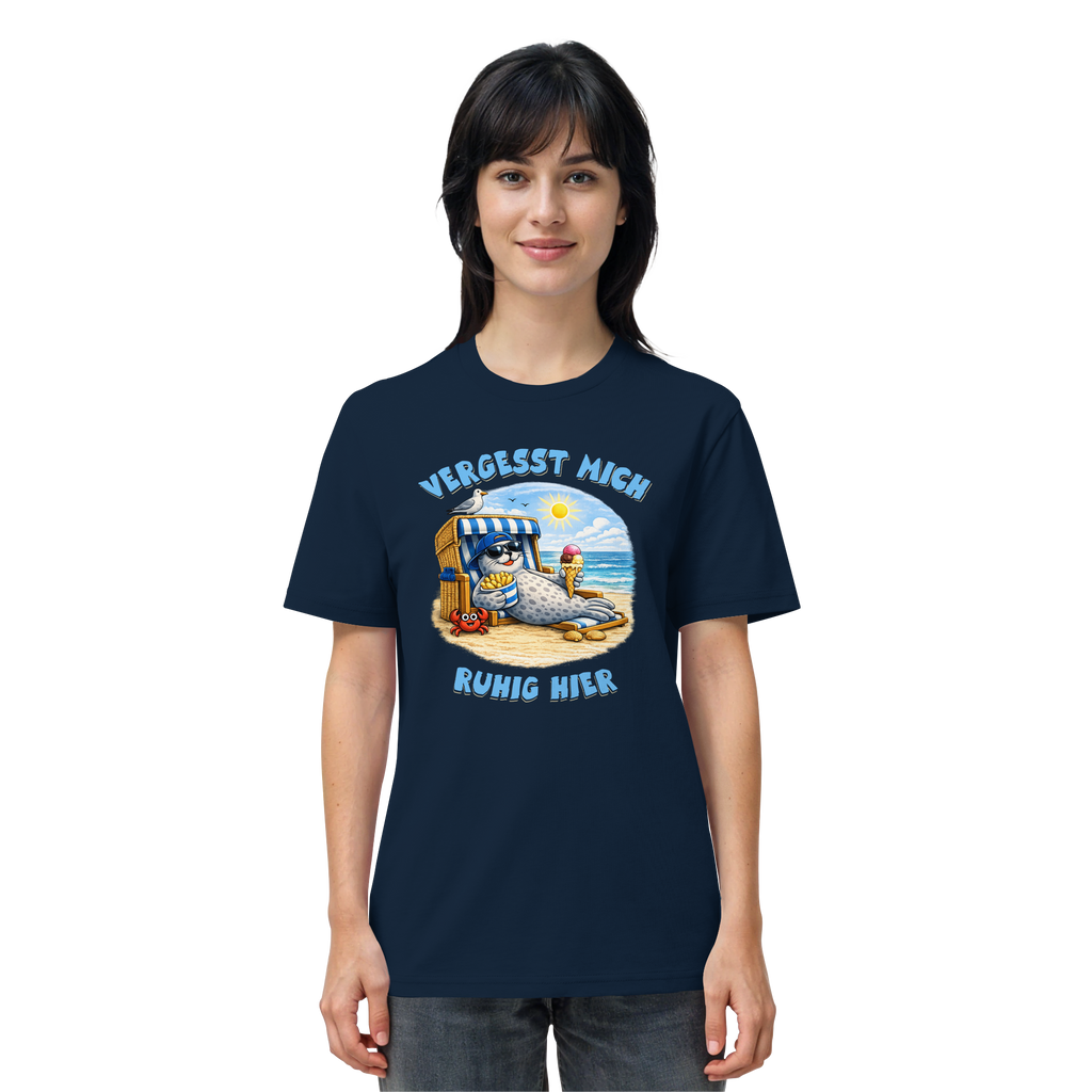 Vergesst mich ruhig hier - Nordsee-Comicdesign - Organic Shirt
