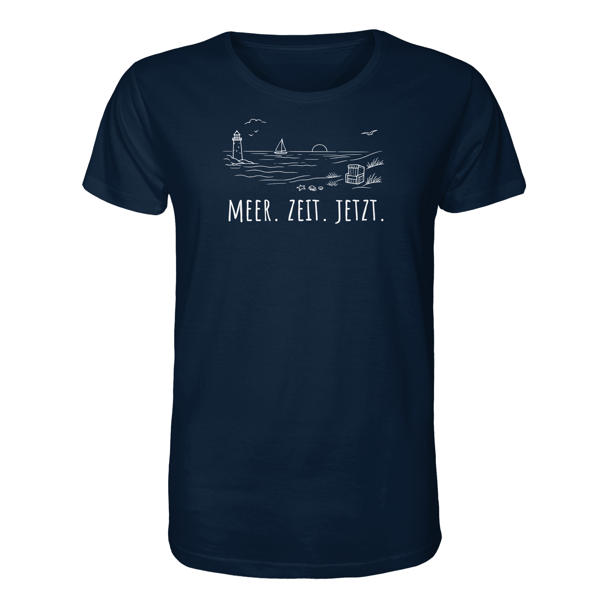 MEER. ZEIT. JETZT. - Organic Shirt