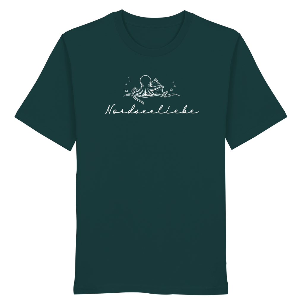Nordseeliebe Krake & Fisch - Organic Shirt
