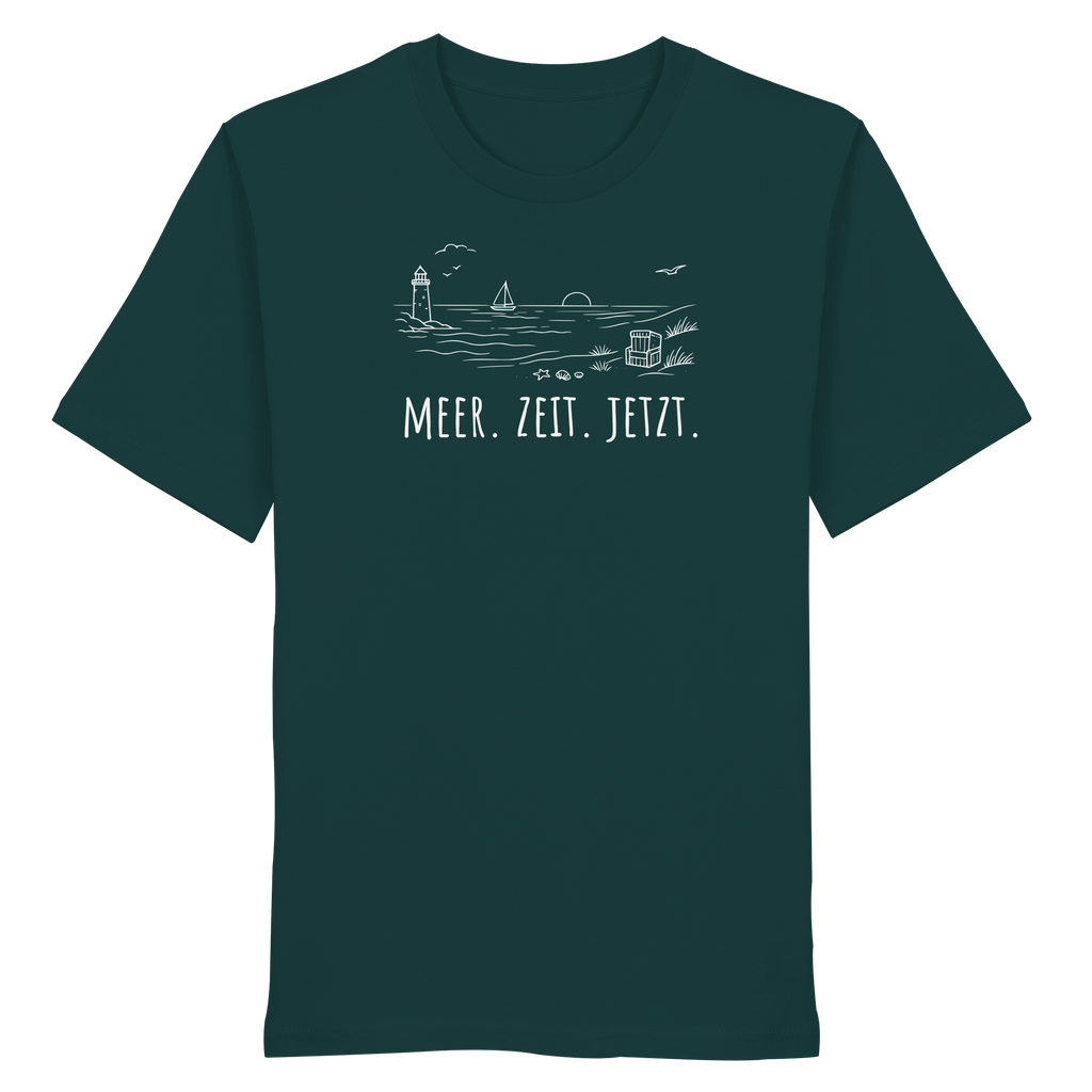 MEER. ZEIT. JETZT. - Organic Shirt