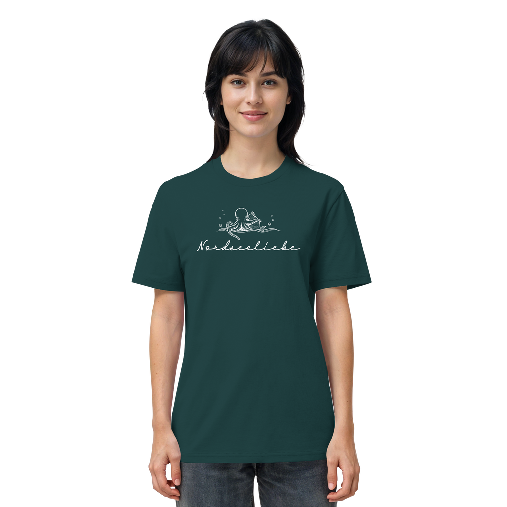 Nordseeliebe Krake & Fisch - Organic Shirt