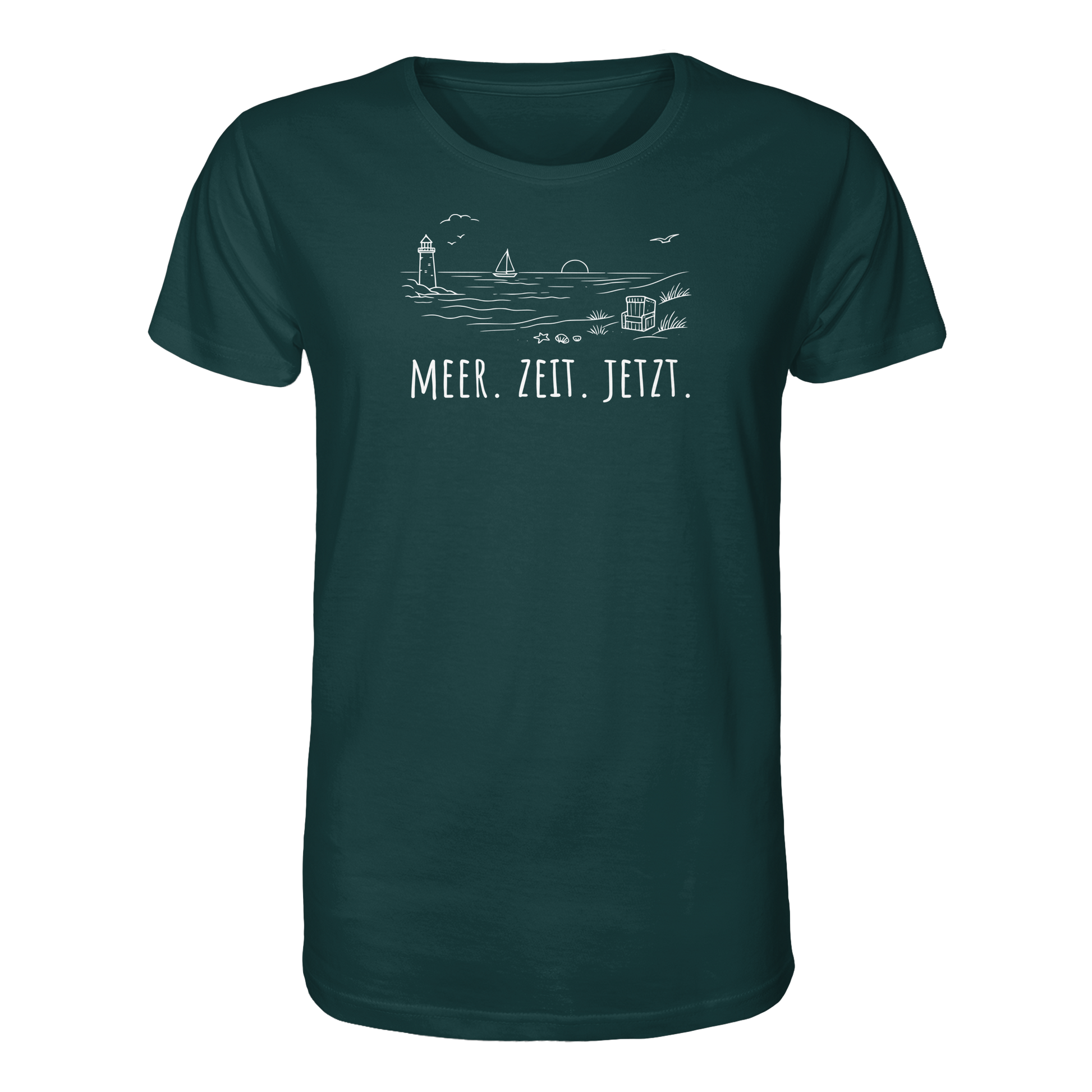 MEER. ZEIT. JETZT. - Organic Shirt