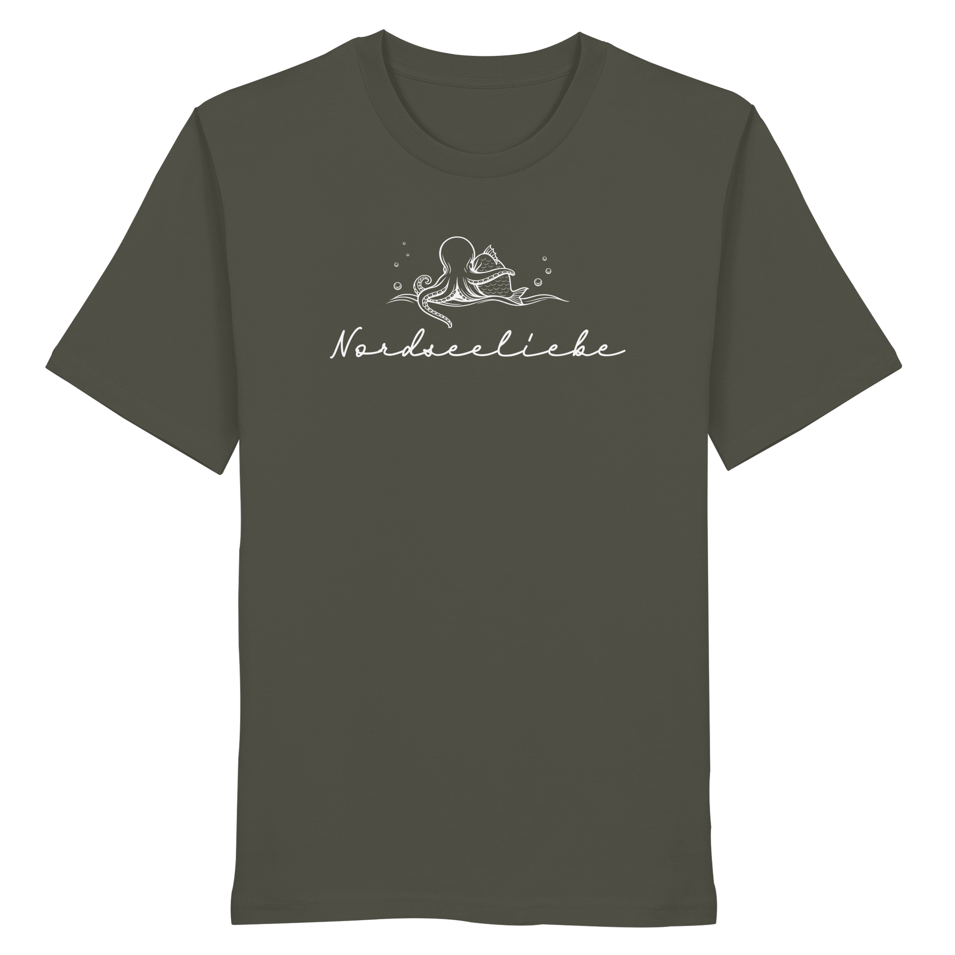 Nordseeliebe Krake & Fisch - Organic Shirt
