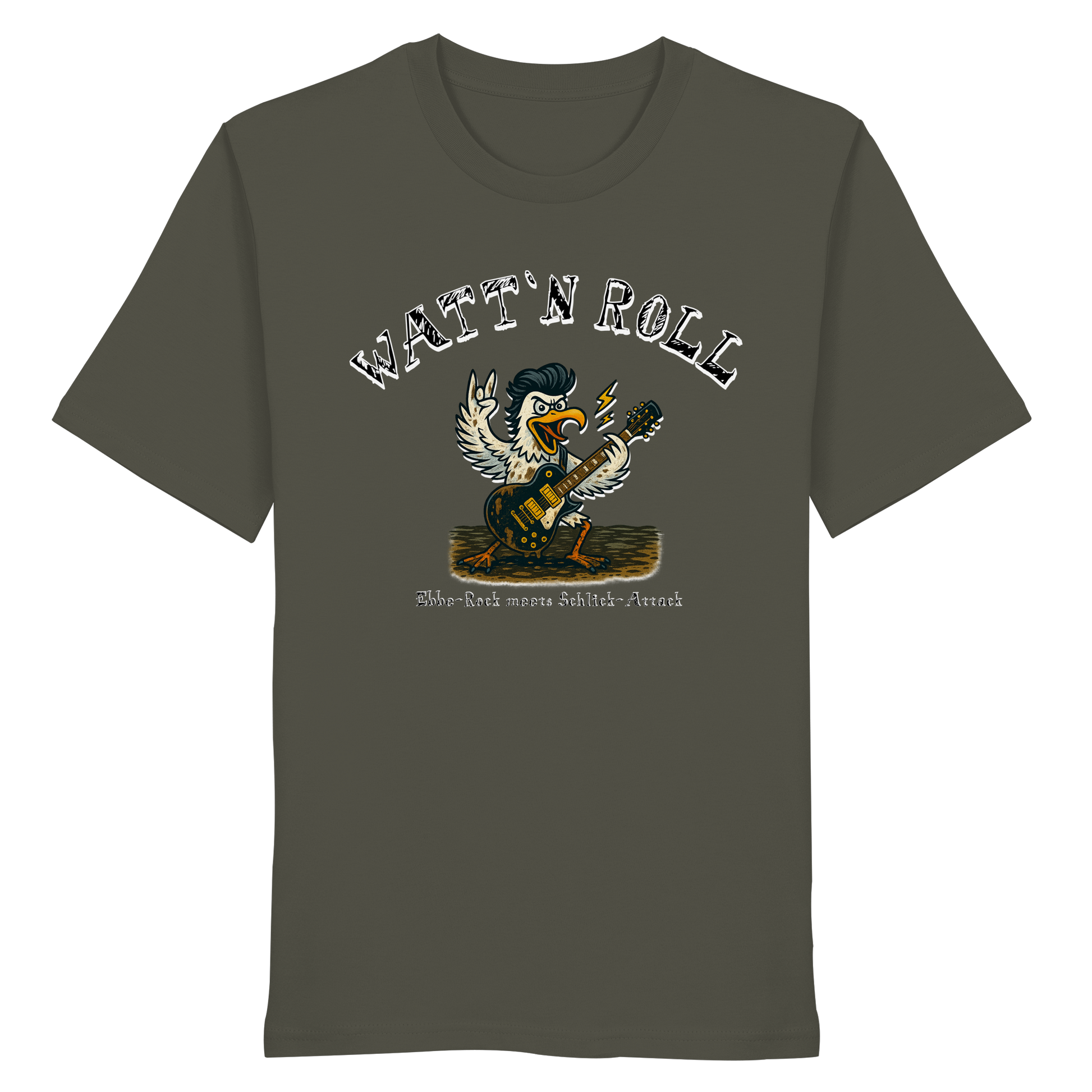 Watt`n Roll, Ebbe-Rock meets Schlick-Attack - Organic Shirt