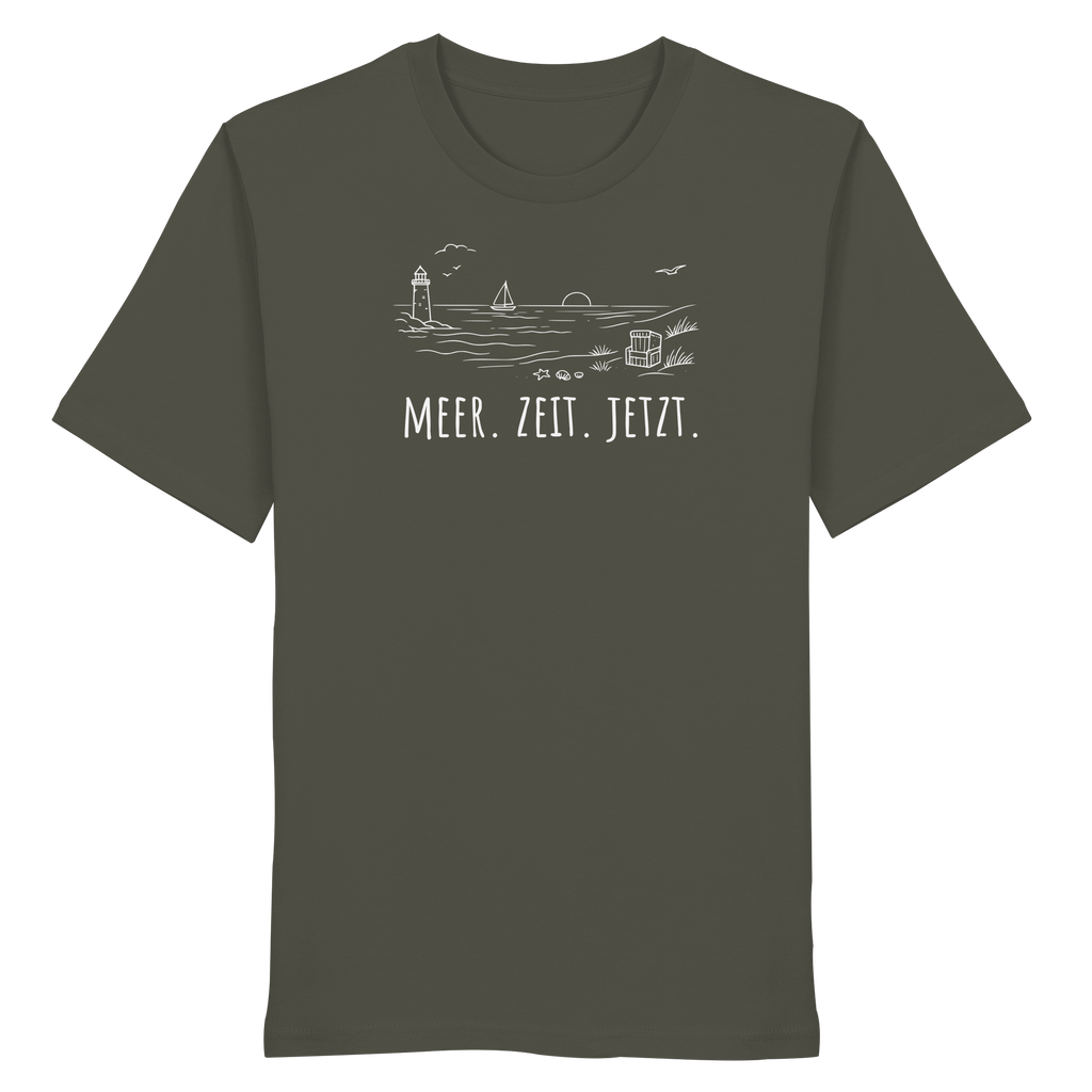 MEER. ZEIT. JETZT. - Organic Shirt