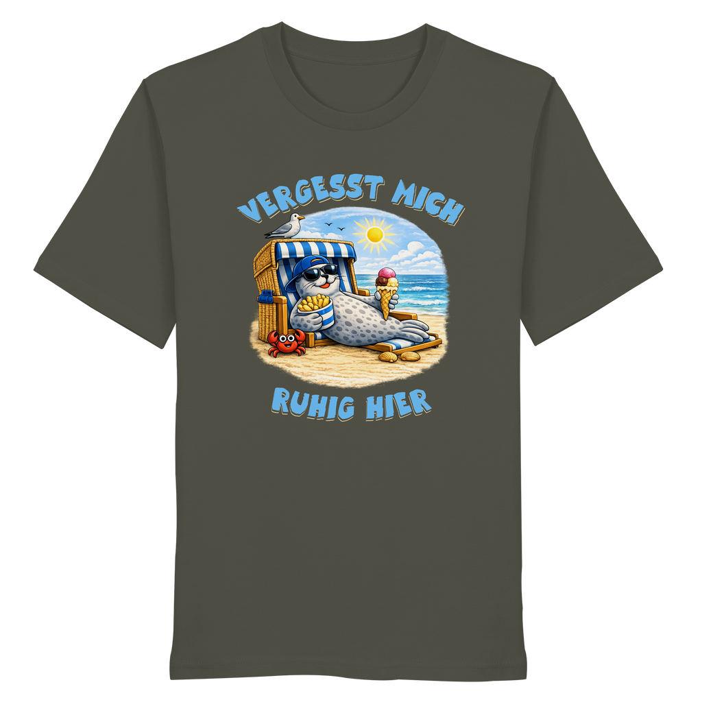 Vergesst mich ruhig hier - Nordsee-Comicdesign - Organic Shirt