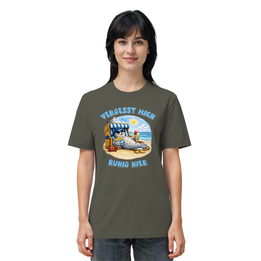 Vergesst mich ruhig hier - Nordsee-Comicdesign - Organic Shirt