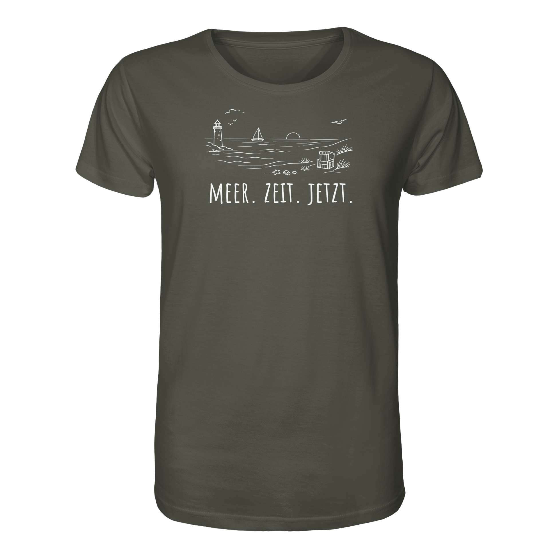 MEER. ZEIT. JETZT. - Organic Shirt