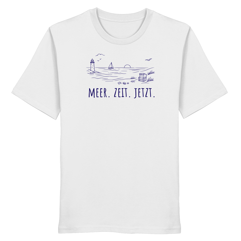 MEER. ZEIT. JETZT. - Organic Shirt