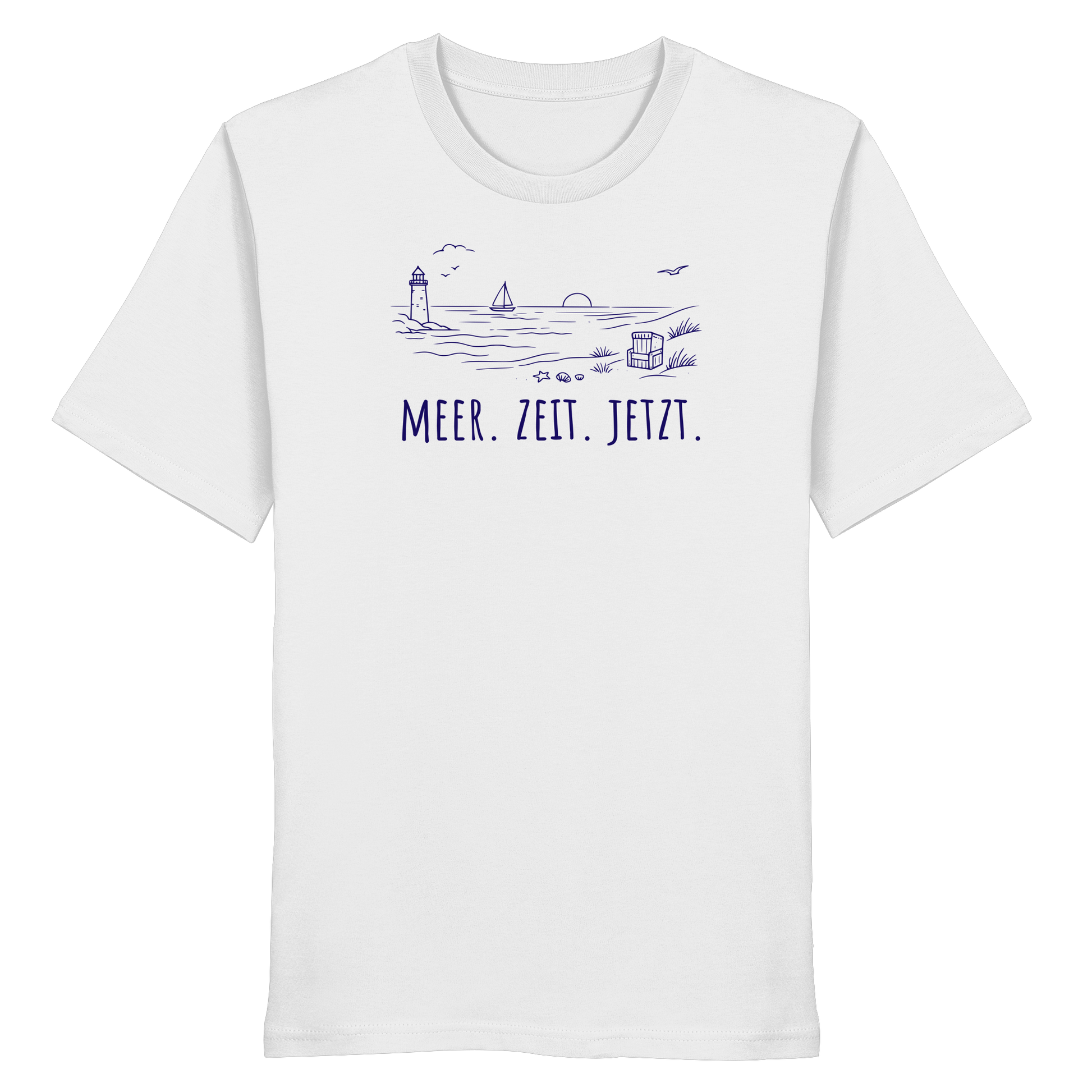 MEER. ZEIT. JETZT. - Organic Shirt