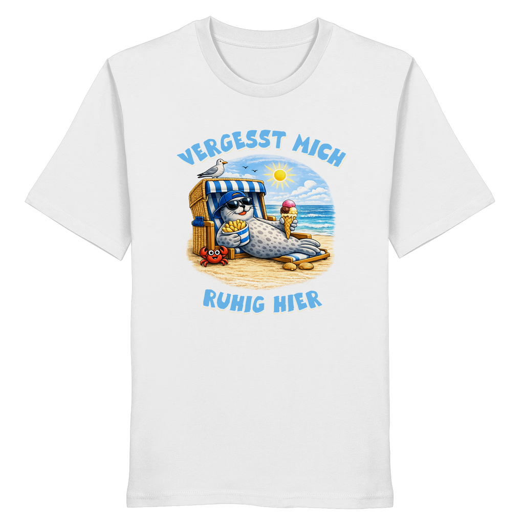 Vergesst mich ruhig hier - Nordsee-Comicdesign - Organic Shirt