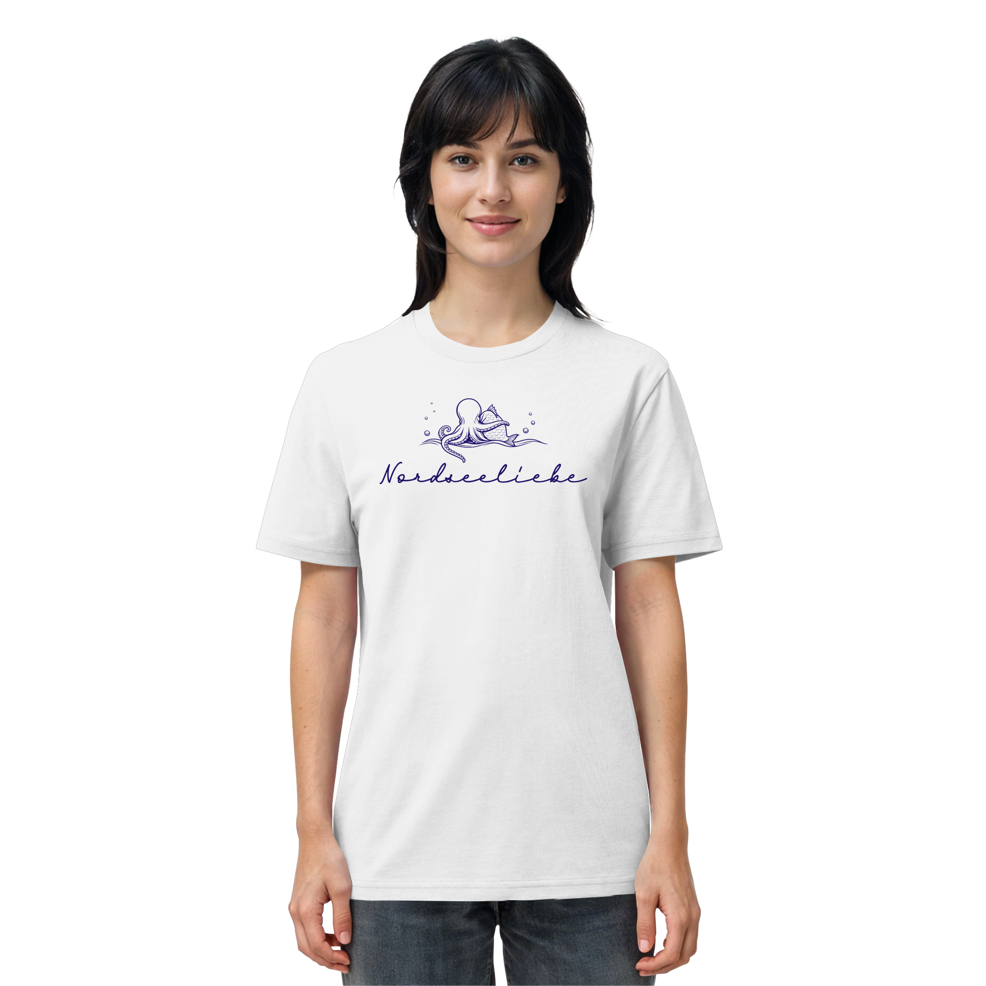 Nordseeliebe Krake & Fisch - Organic Shirt