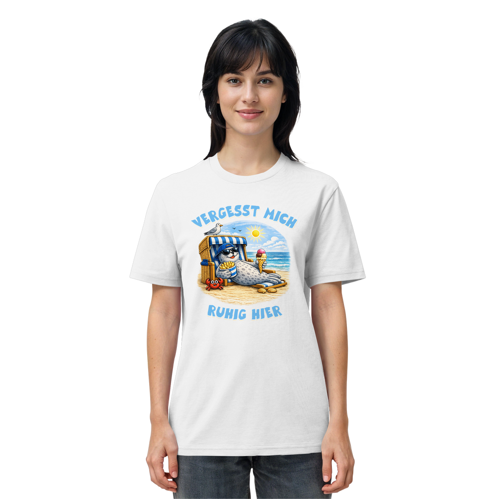 Vergesst mich ruhig hier - Nordsee-Comicdesign - Organic Shirt