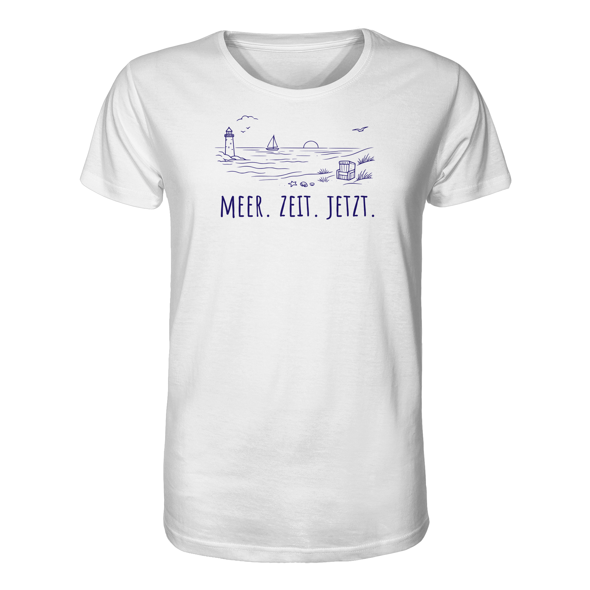 MEER. ZEIT. JETZT. - Organic Shirt