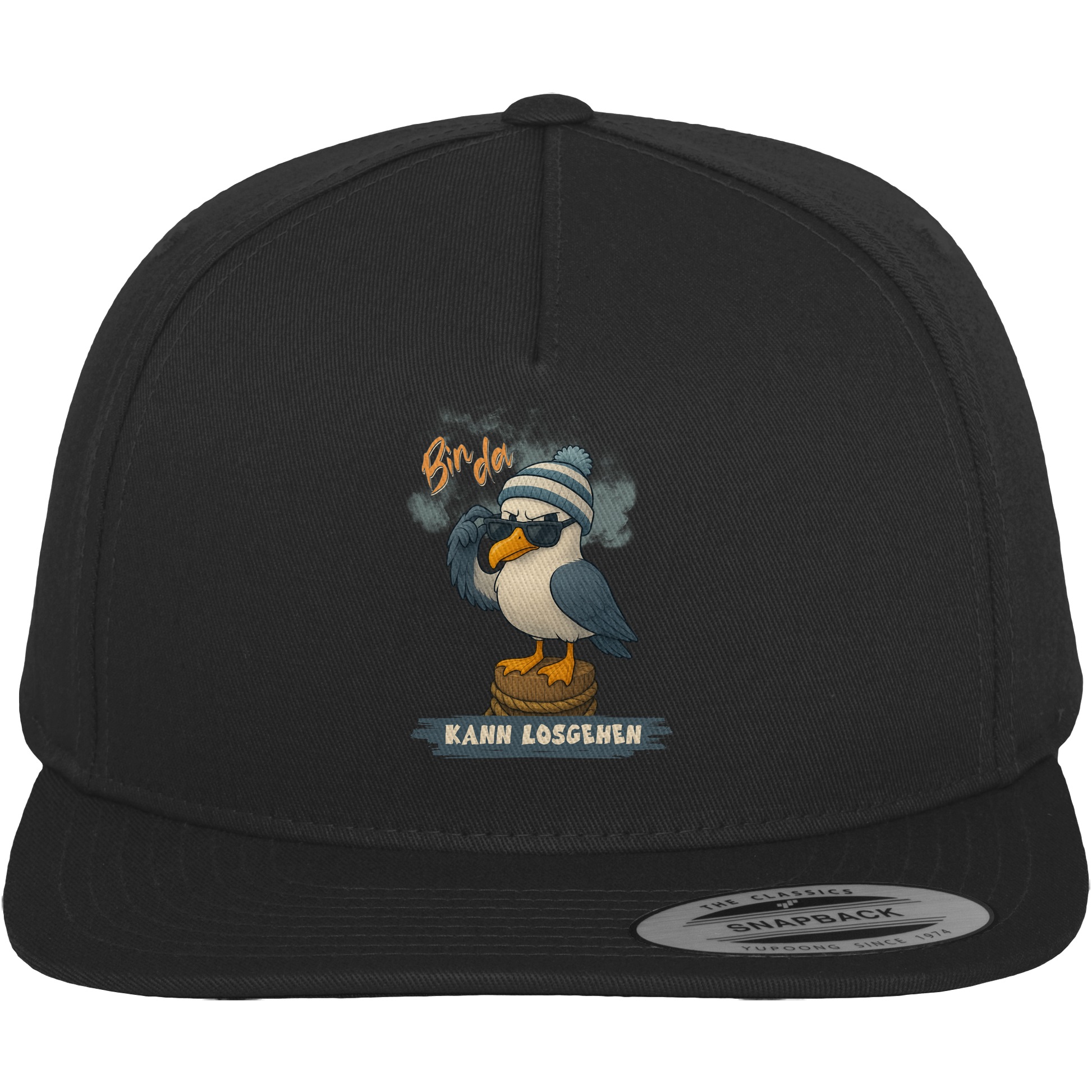 Bin da - kann losgehen - Premium Snapback