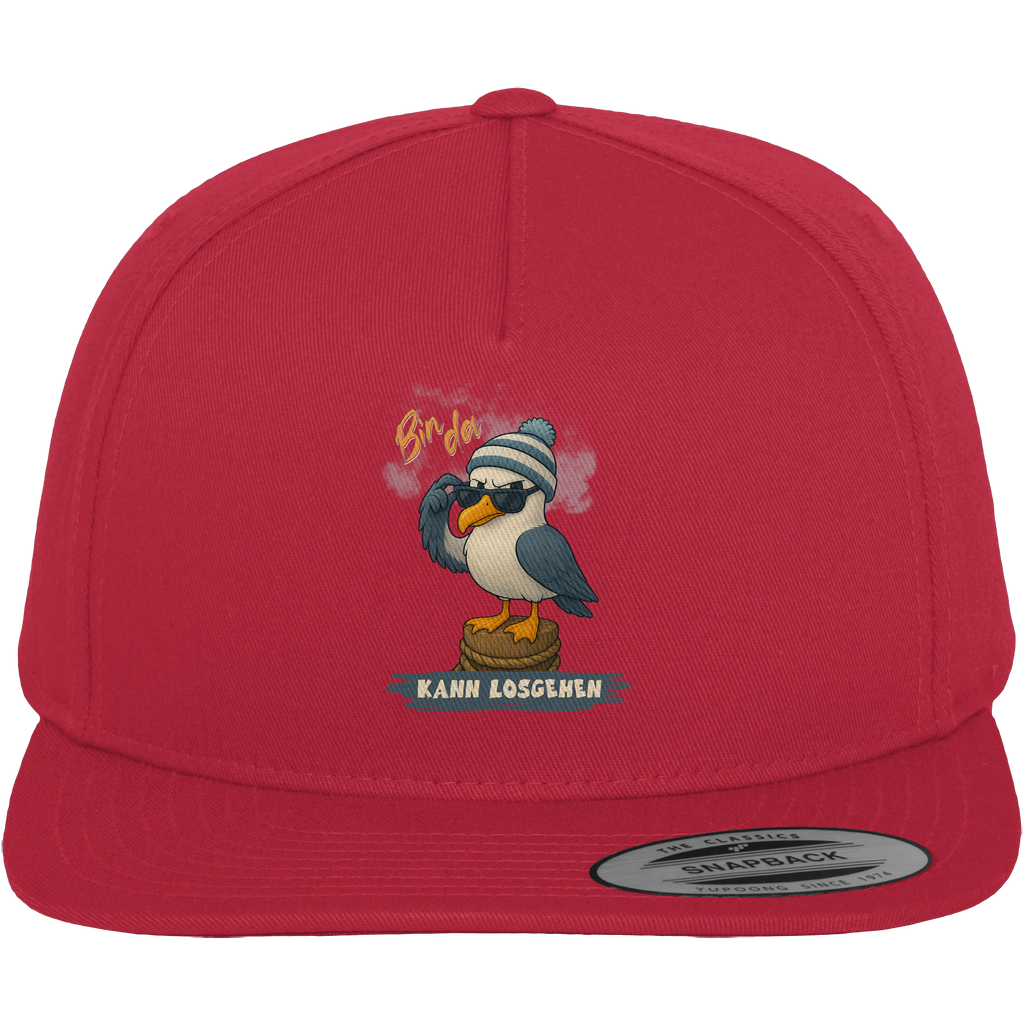 Bin da - kann losgehen - Premium Snapback