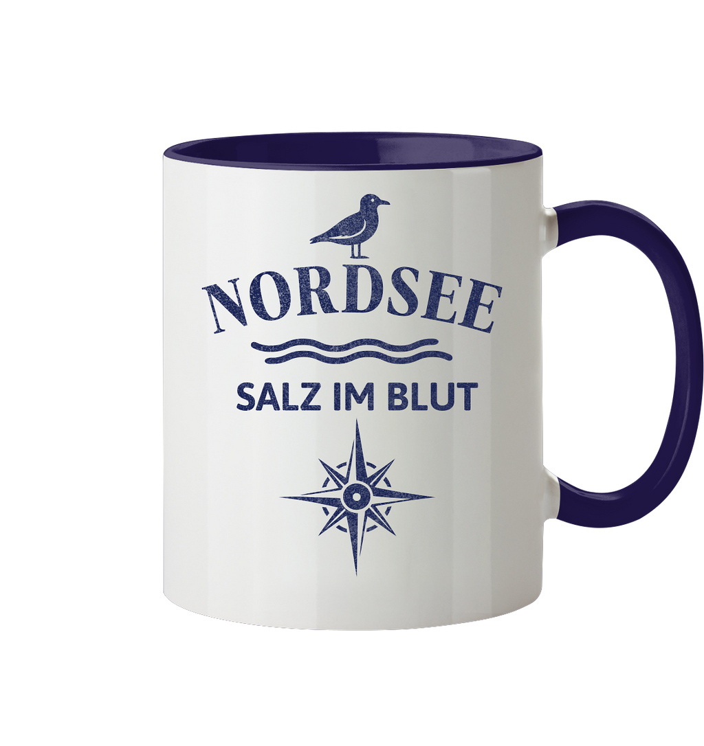Nordsee - Salz im Blut - Tasse zweifarbig