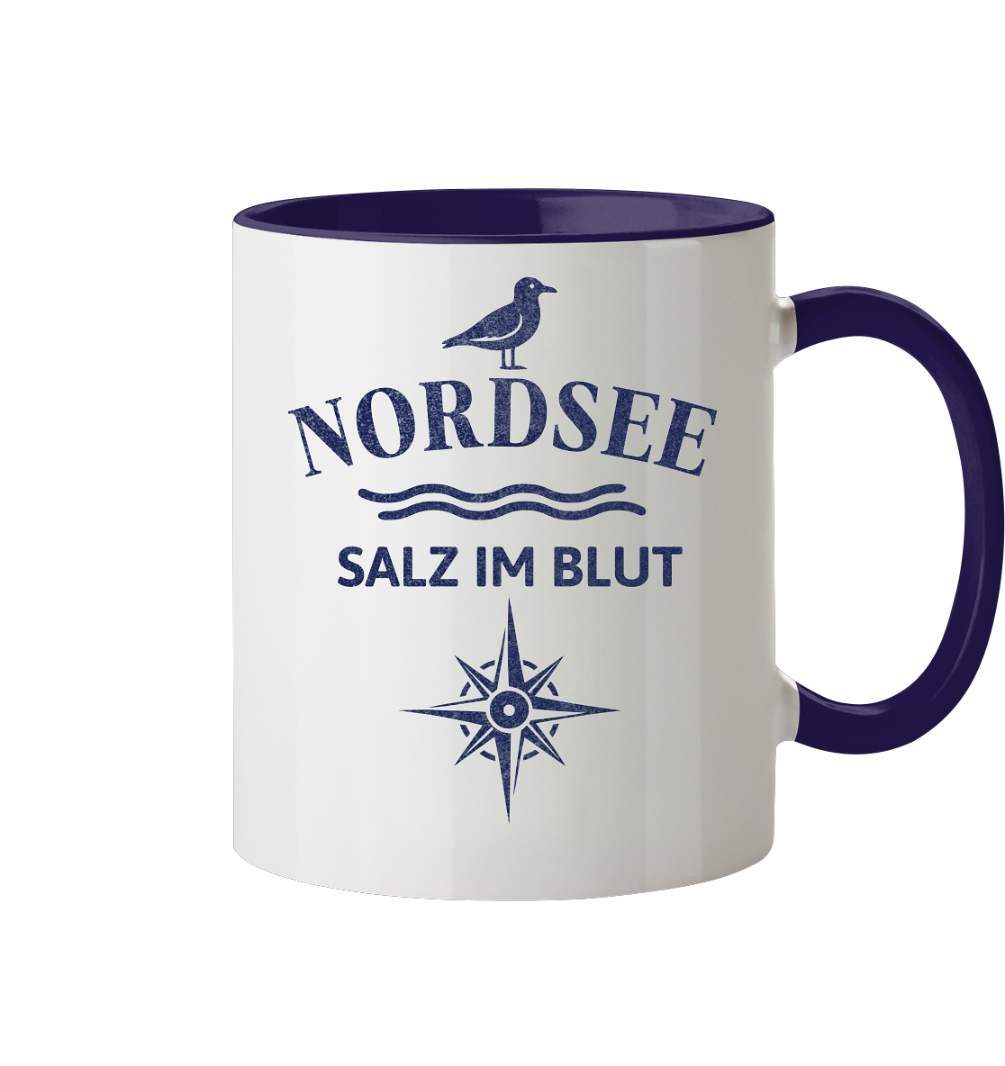 Nordsee - Salz im Blut - Tasse zweifarbig