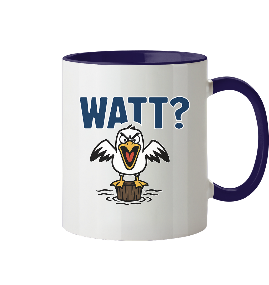 Watt? Agromöwe - Tasse zweifarbig