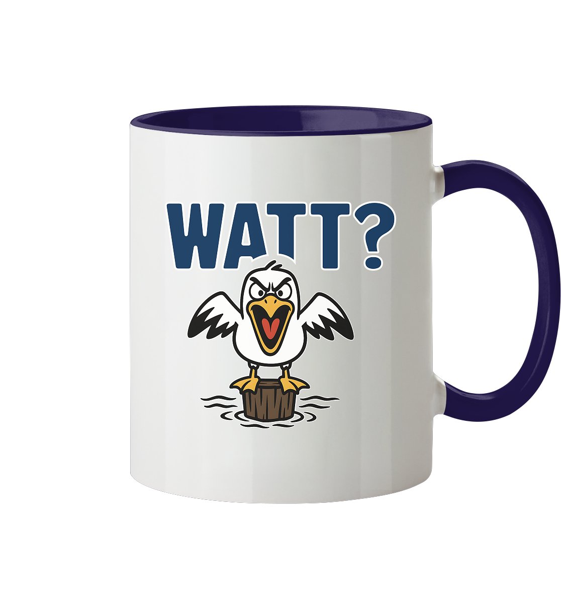 Watt? Agromöwe - Tasse zweifarbig