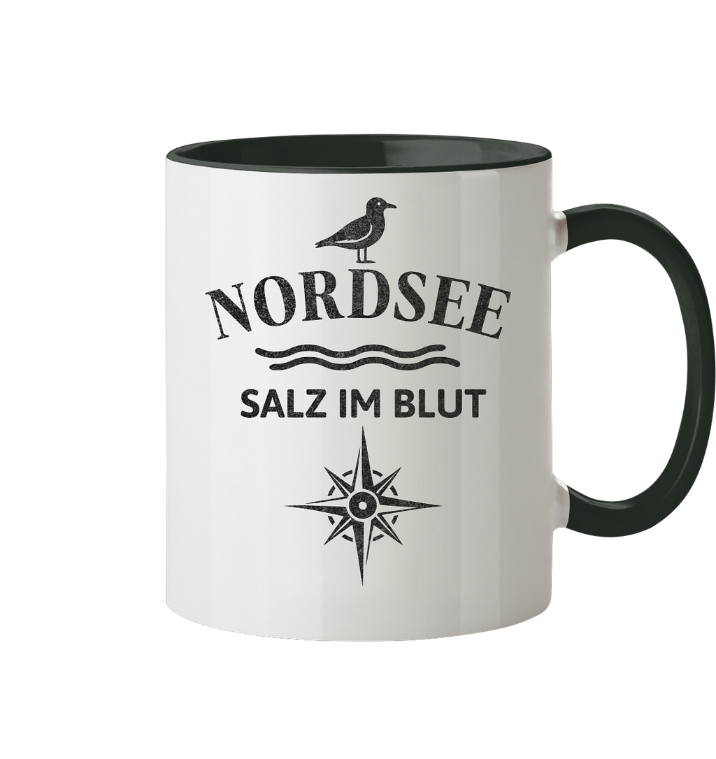 Nordsee - Salz im Blut - Tasse zweifarbig