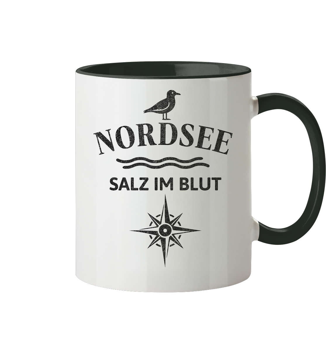 Nordsee - Salz im Blut - Tasse zweifarbig