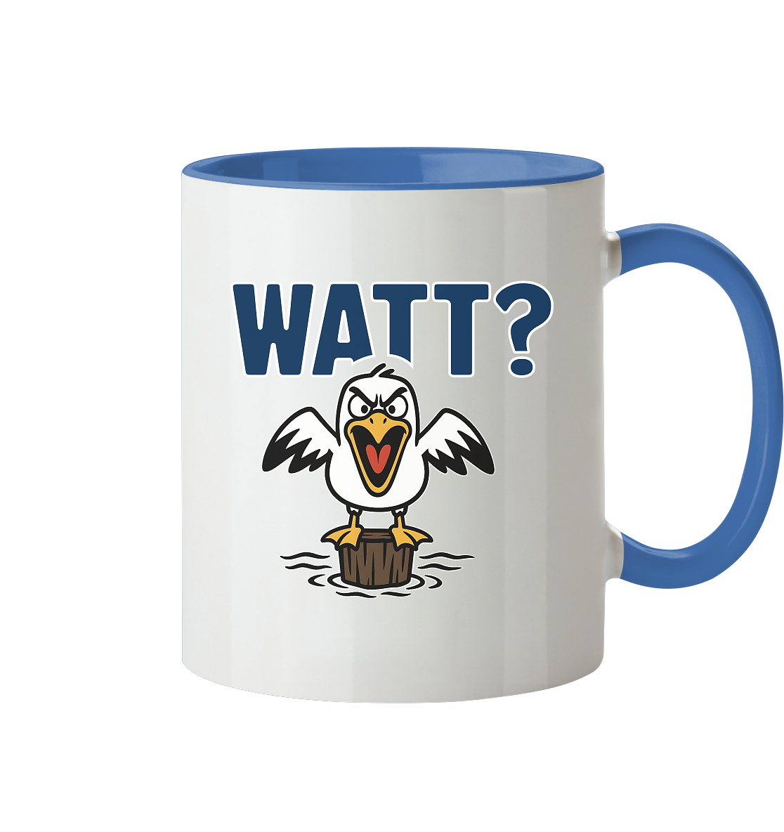 Watt? Agromöwe - Tasse zweifarbig