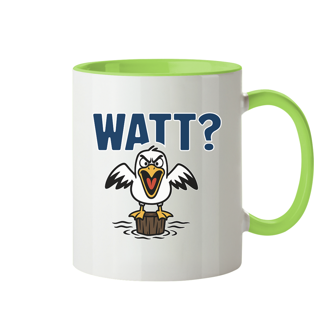 Watt? Agromöwe - Tasse zweifarbig