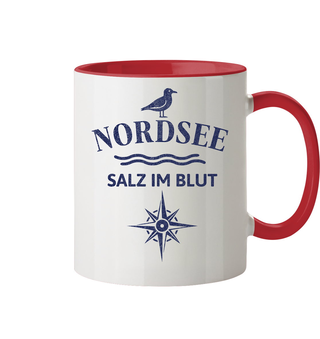 Nordsee - Salz im Blut - Tasse zweifarbig