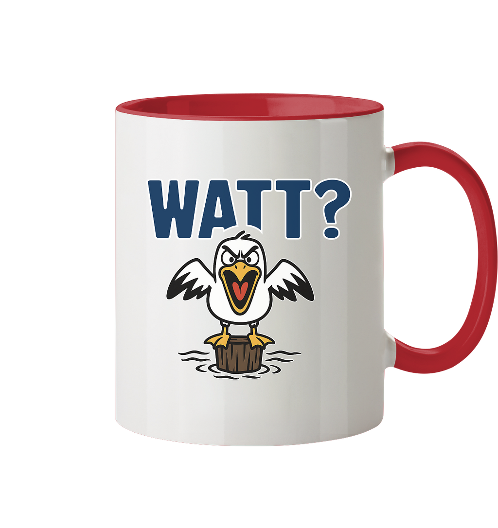 Watt? Agromöwe - Tasse zweifarbig