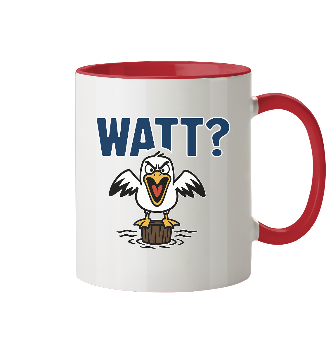 Watt? Agromöwe - Tasse zweifarbig