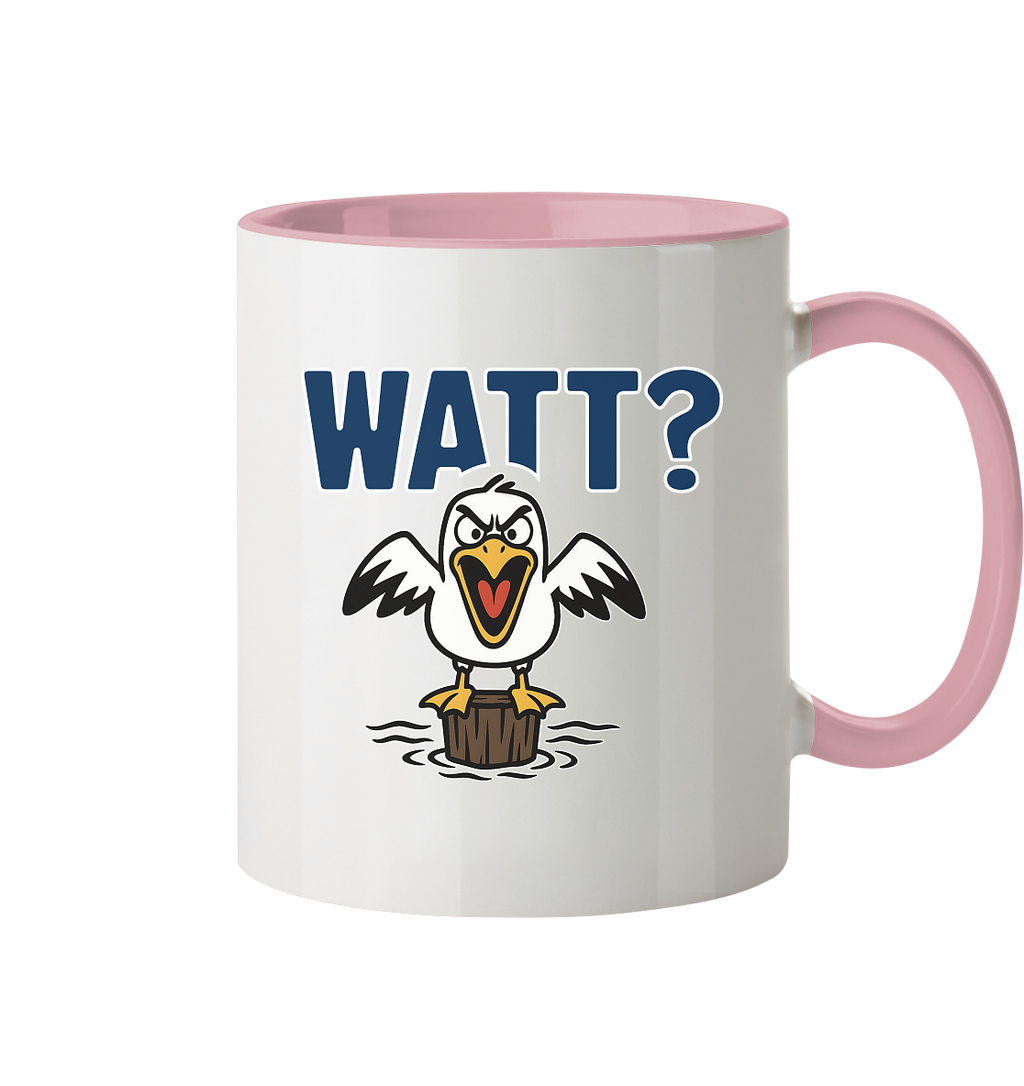 Watt? Agromöwe - Tasse zweifarbig