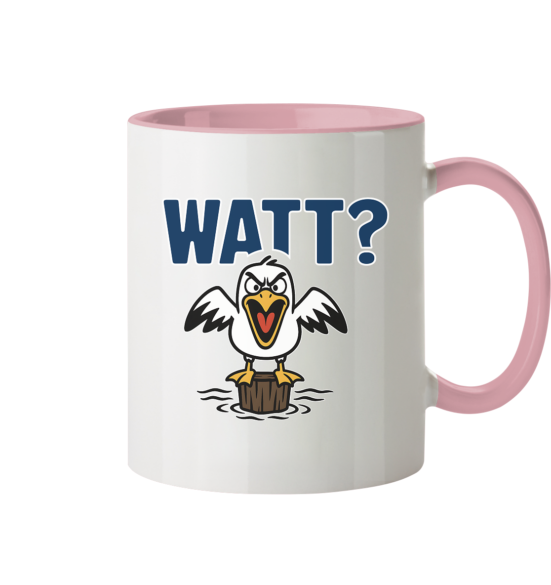 Watt? Agromöwe - Tasse zweifarbig