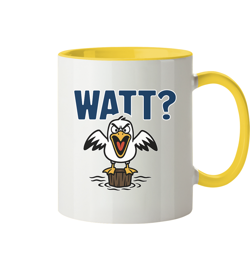 Watt? Agromöwe - Tasse zweifarbig
