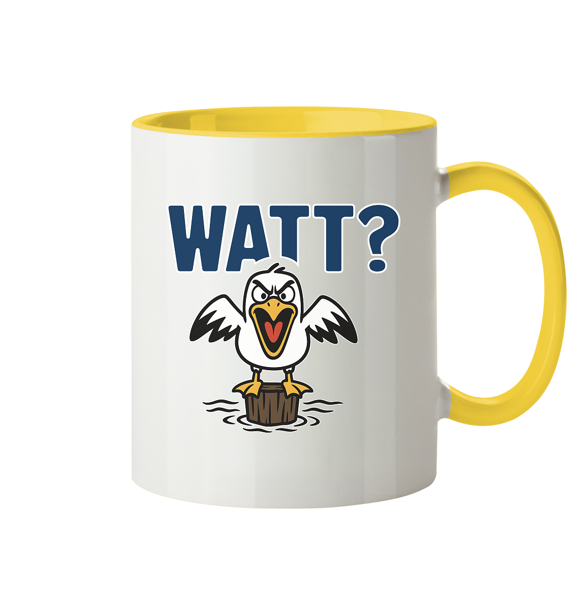 Watt? Agromöwe - Tasse zweifarbig